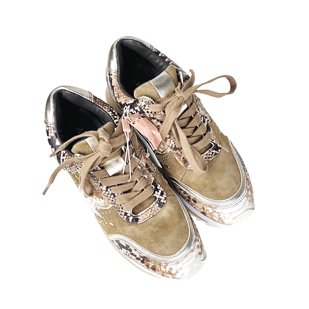 Sneaker Gr. 37 cognac Animal Print