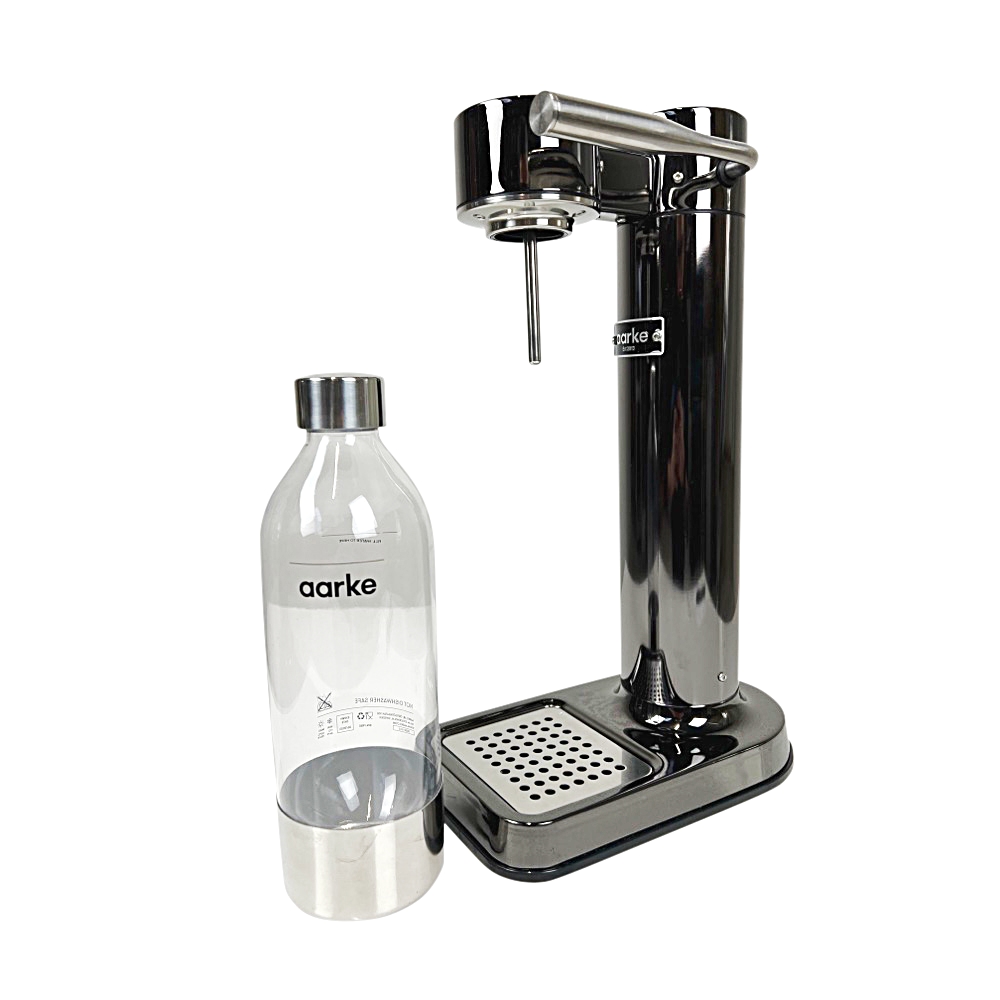 Wassersprudler Carbonator 3 Schwarz glänzend Wasserflasche Mia