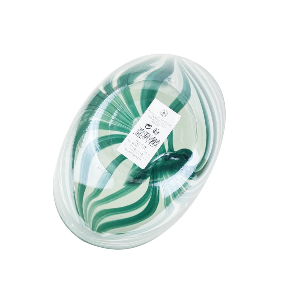 Servierschale Allen Glas Modern Transparent Grün