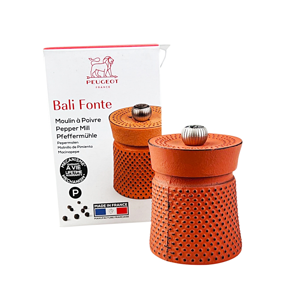 Gusseisen-Pfeffermühle Bali rostfarben