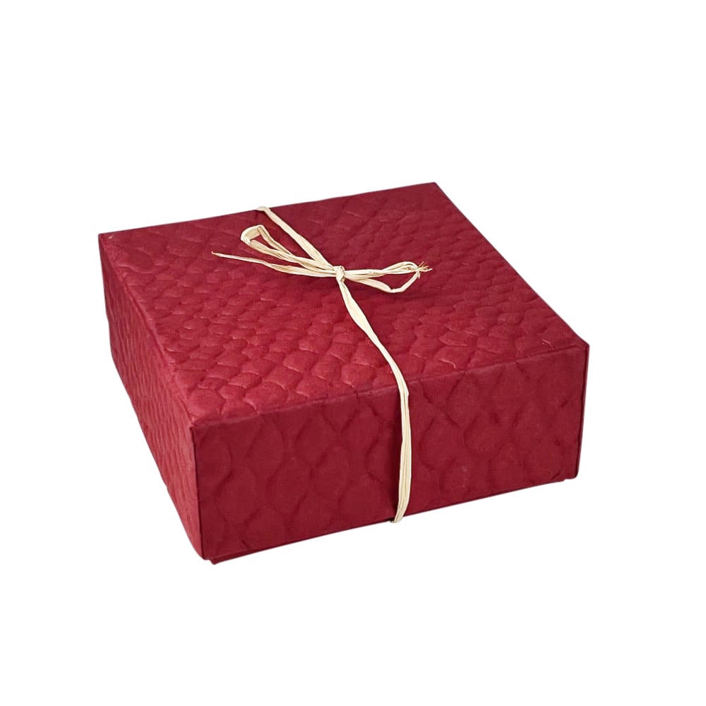 Geschenkbox Snake Weihnachten Rot