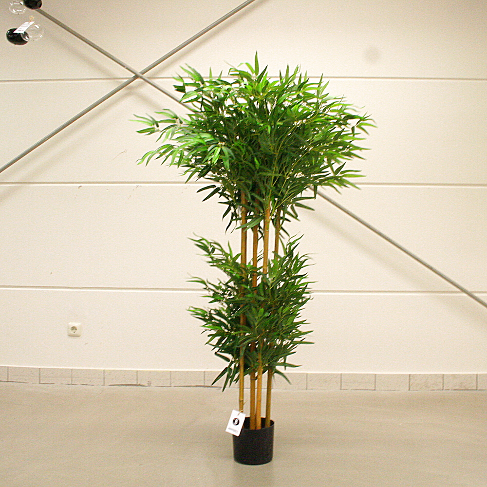 Kunstpflanze Bambusbaum Naturstamm ca. H160 cm