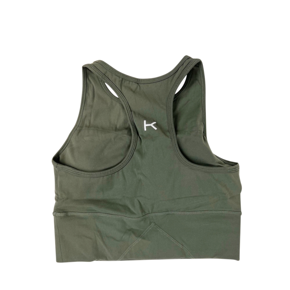 Sportbustier Forest Green Oliv Gr. S