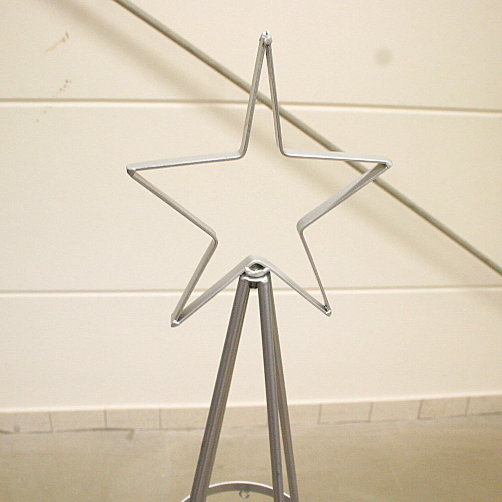 Deko Objekt Weihnachtsbaum Metall/ Glas, ca. H150 cm