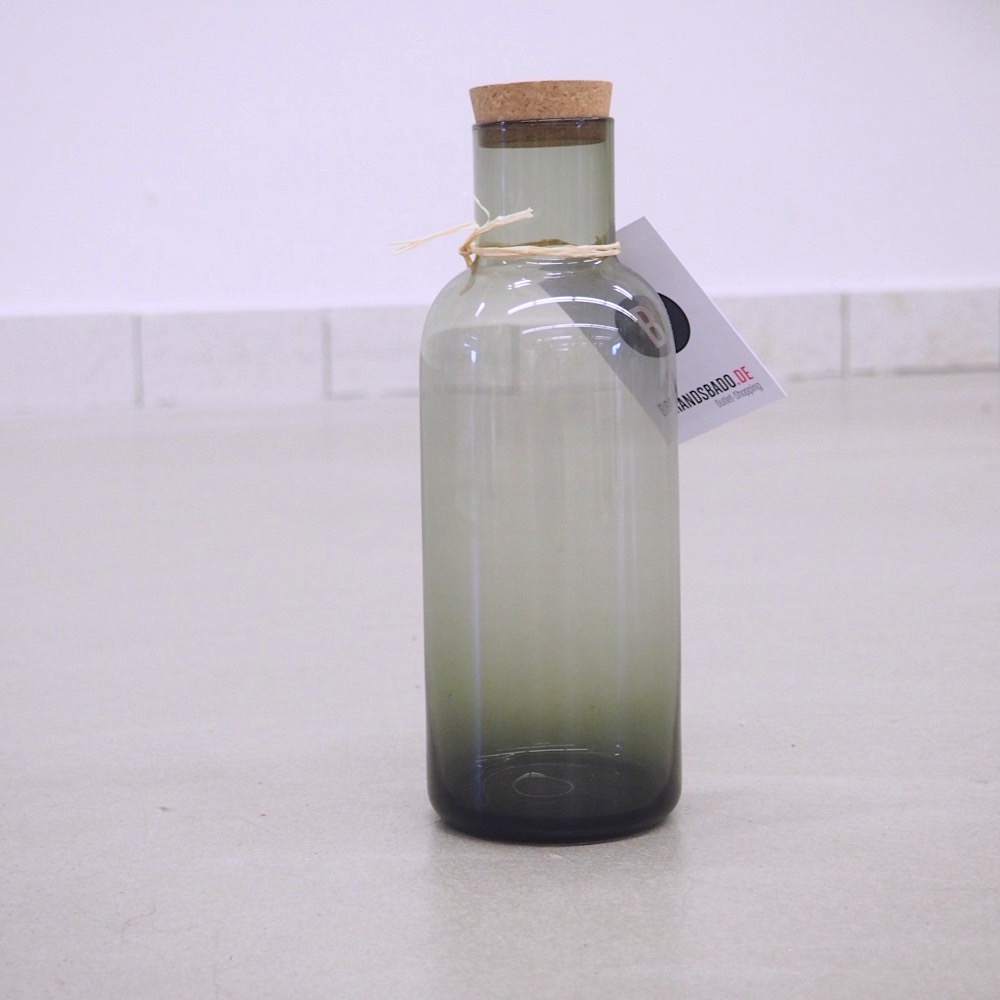 Karaffe Clearance Grau transparent Kork 1 L