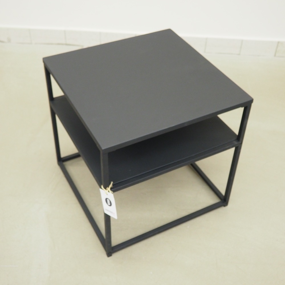 Beistelltisch Lara schwarz 50x50x50 cm Metall