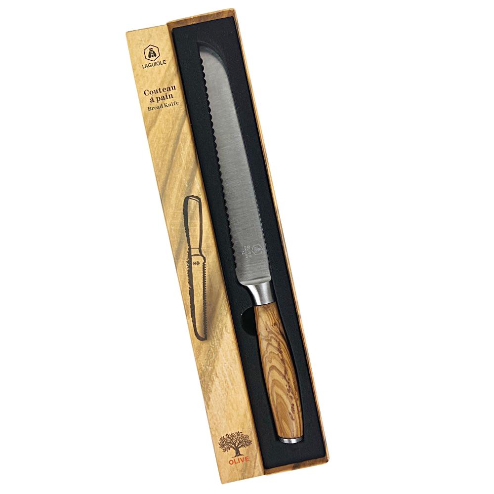 Brotmesser Sophia Silberfarben Natur ca. 35x 3 cm