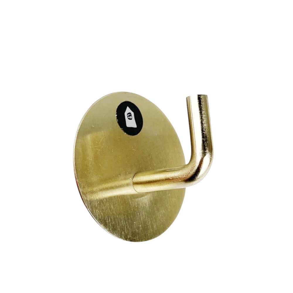 2x Metall-Wandhaken Lema 6 x T 5 cm Aluminium Gold