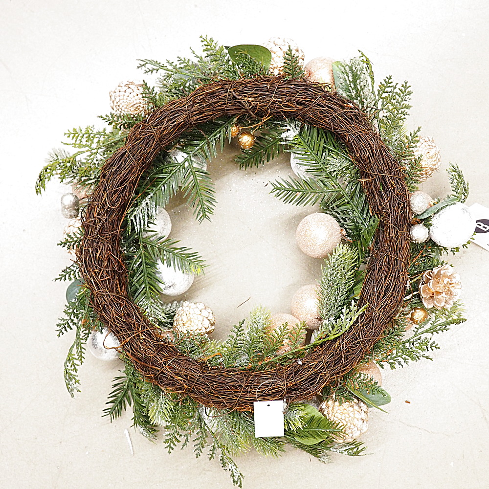 Deko Kranz Koppa Gingar Weihnachten Kugeln ø50cm