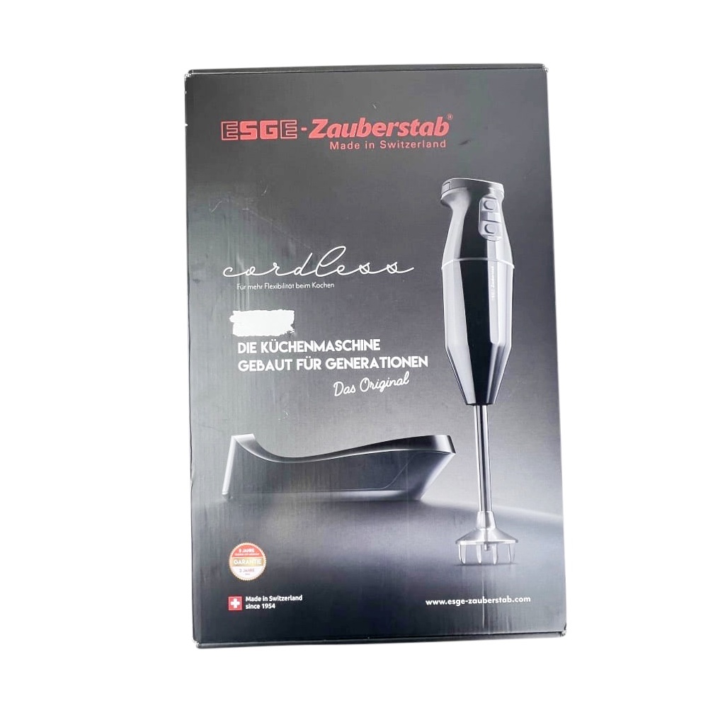 Stabmixer Zauberstab Cordless Schwarz kabellos Küche kochen