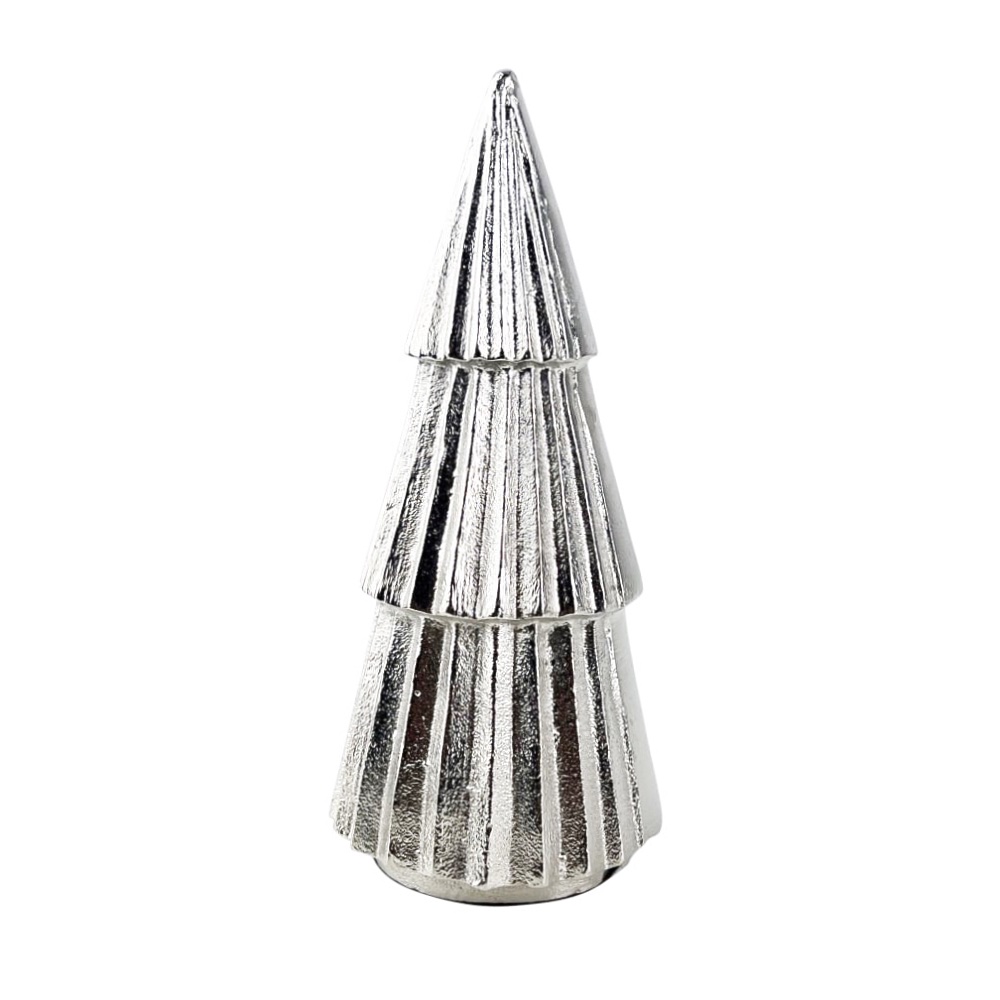 Deko-Baum Kaytlo aus Metall Ø 9 x H 19 Silber