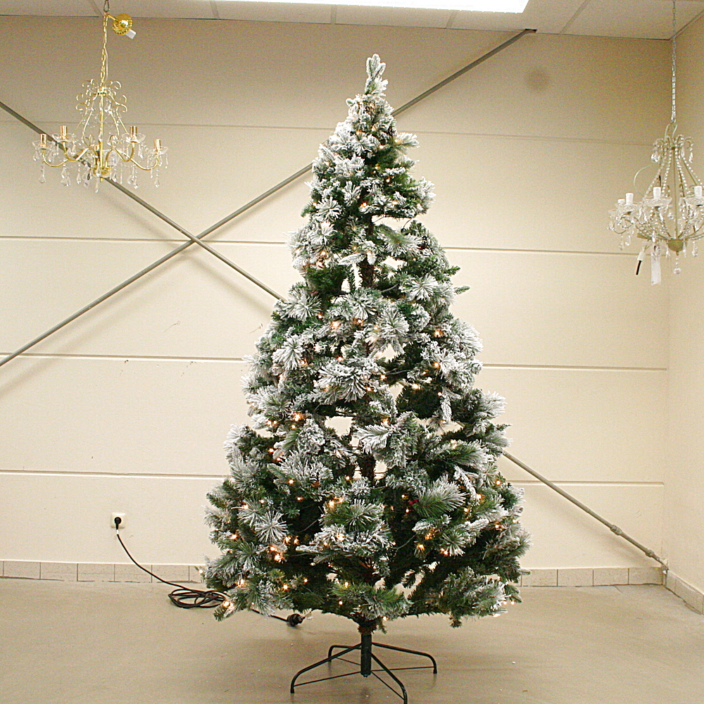 LED Tannenbaum Schnee ca. 180cm mittel Deko ca. H180cmx Ø 100 cm