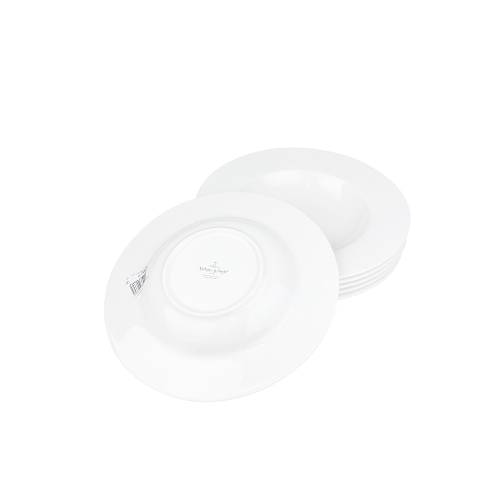 6 Suppenteller Anmut Premium-Bone-Porzellan Ø 25 x H 3 cm 334 ml