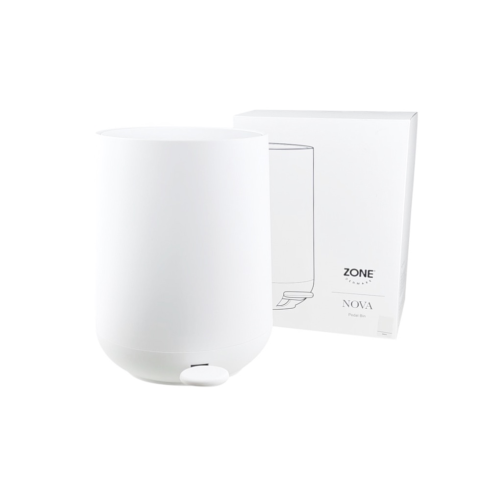Abfalleimer Nova Softmotion-Deckel 5 L weiss Höhe 29 Ø 23cm