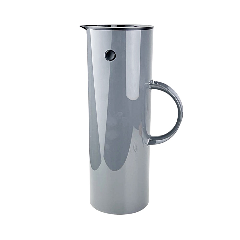 Isolierkanne EM77 Edelstahl Grau 1 Liter Tee Kaffee
