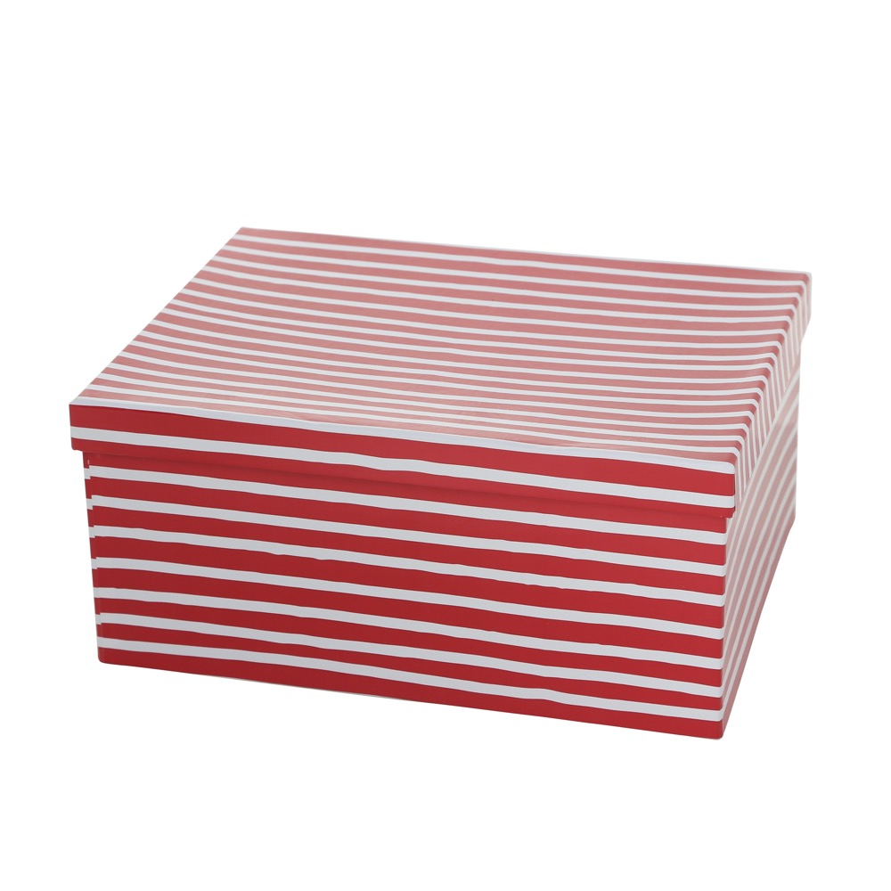 Geschenkbox-Set Lola 6tlg. Rechteck H 6,5-14cm Papier Gepunktet Gestreift