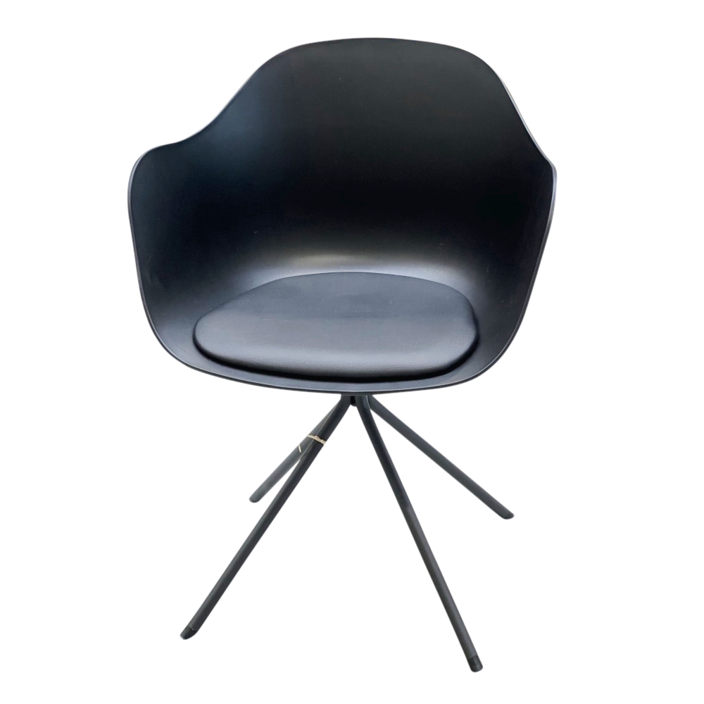 Armlehnstuhl Bel Air schwarz ca. 58x78x53 cm