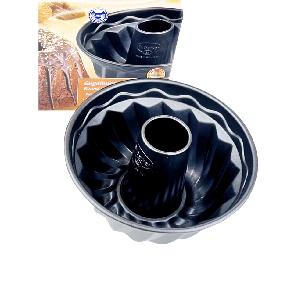Gugelhupf-Form Back-Freude Classic Ø 24 x 12 cm Schwarz