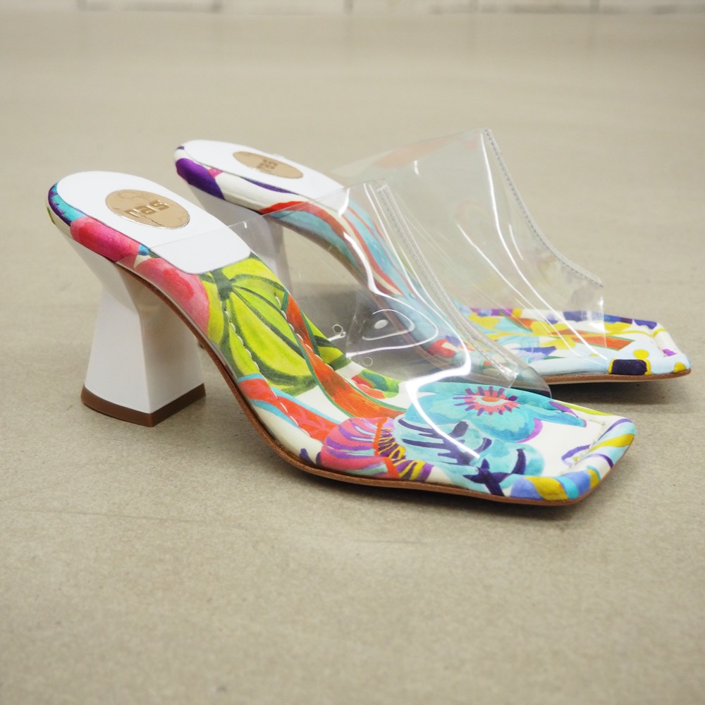 Mules multicolour transparent  Gr. 36 Impressionen