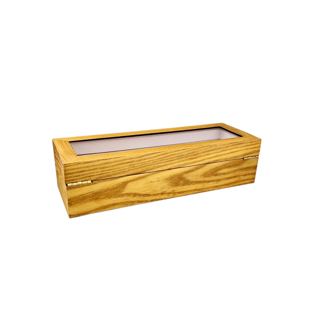 Uhrenbox Esche Hell Design 6 Fächern