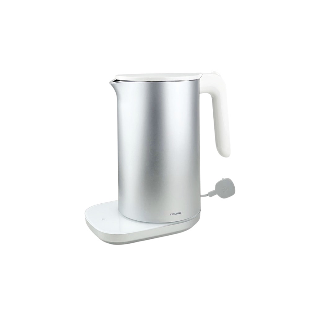 Wasserkocher Enfinigy 1850W Weiß Silber 1.5L Edelstahl