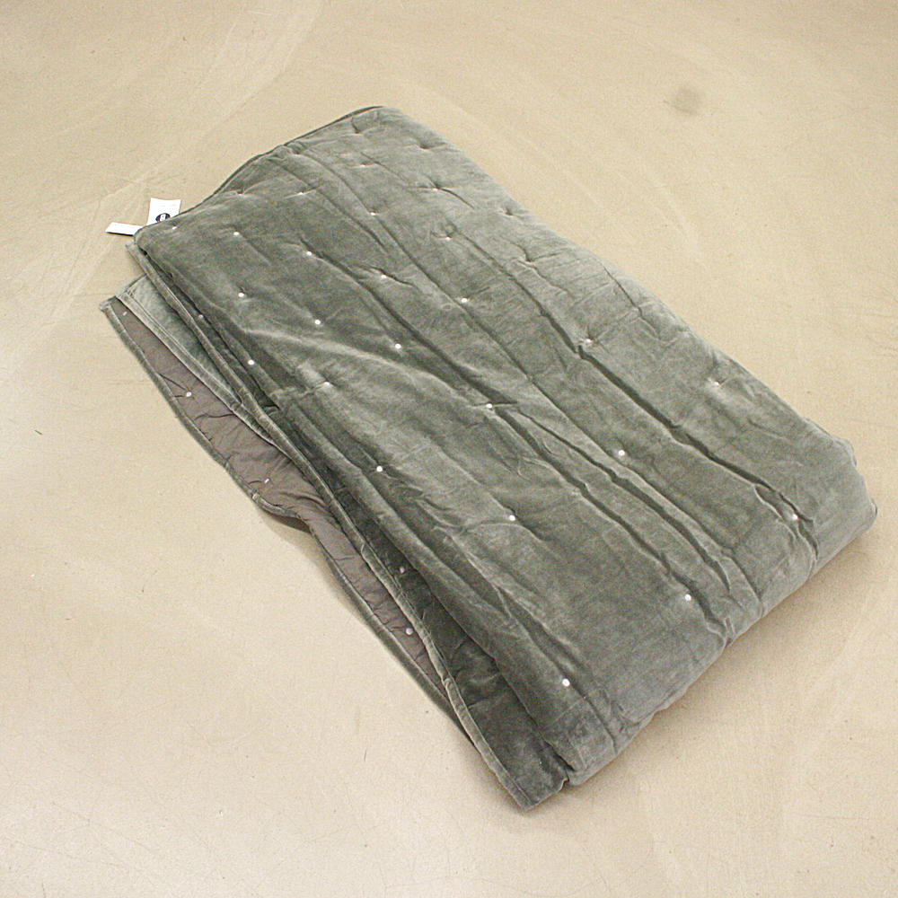 Bettüberwurf grau ca. 250x250 cm