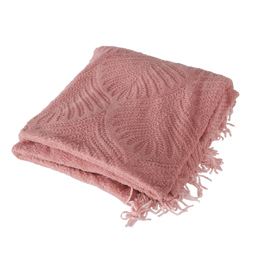 Decke Merle Altrosa Polyester 100% Altrosa Rosa B 150cm