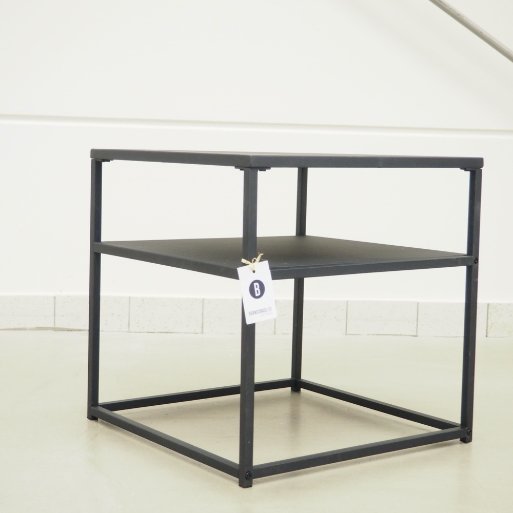 Beistelltisch Lara schwarz 50x50x50 cm Metall