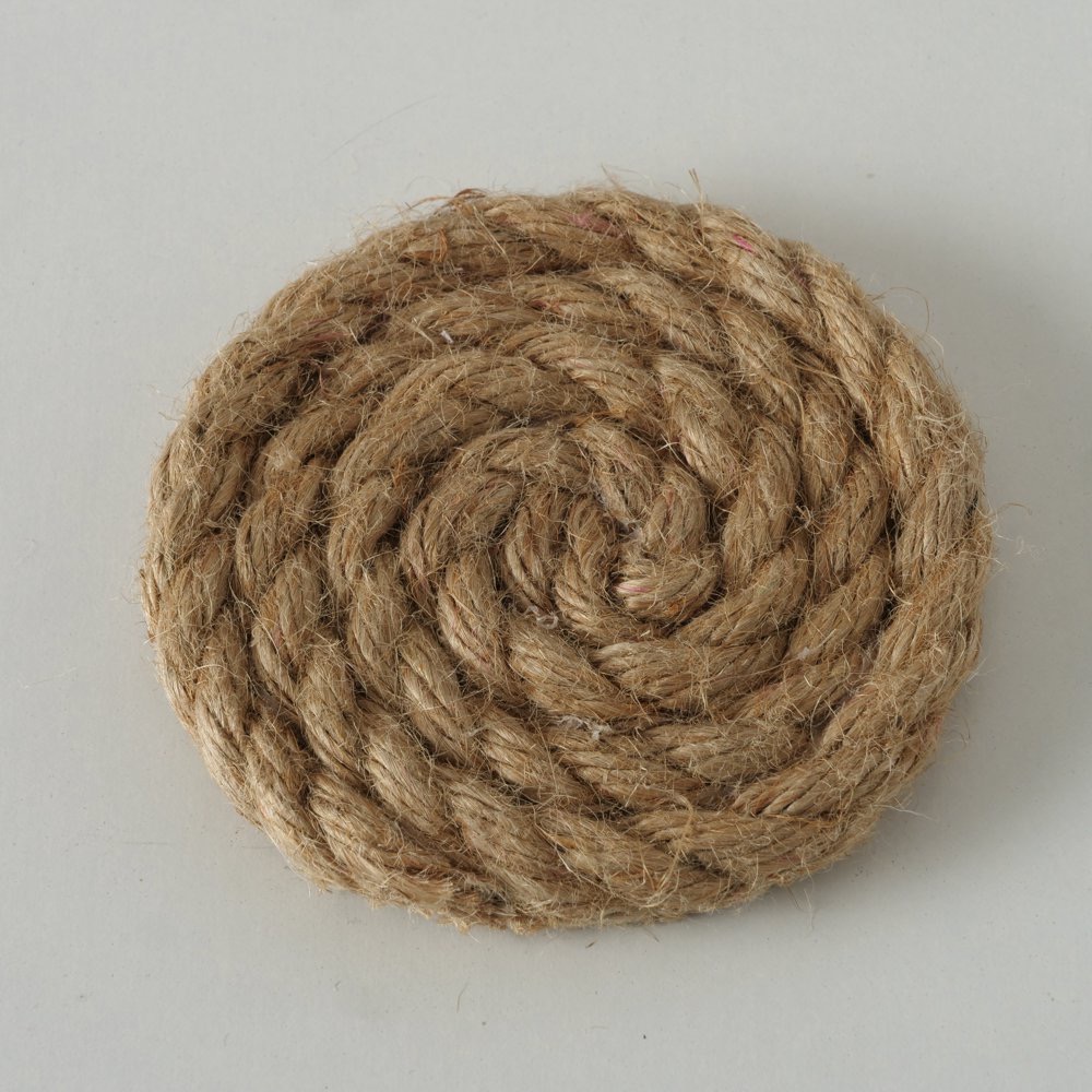 4x Untersetzer Docks 4-tlg. 10cm Jute Natur