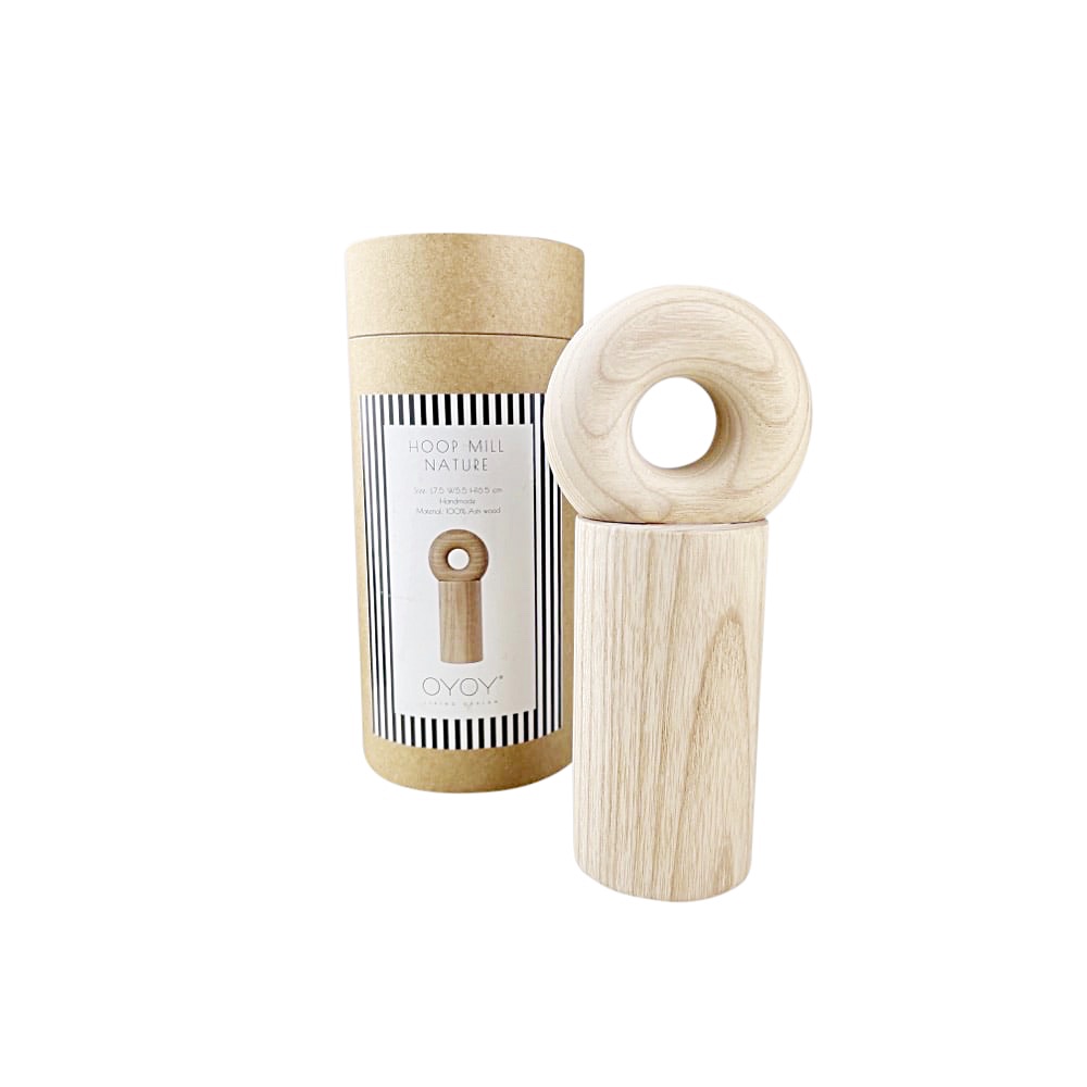Gewürzmühle Hoop Beige Eschenholz