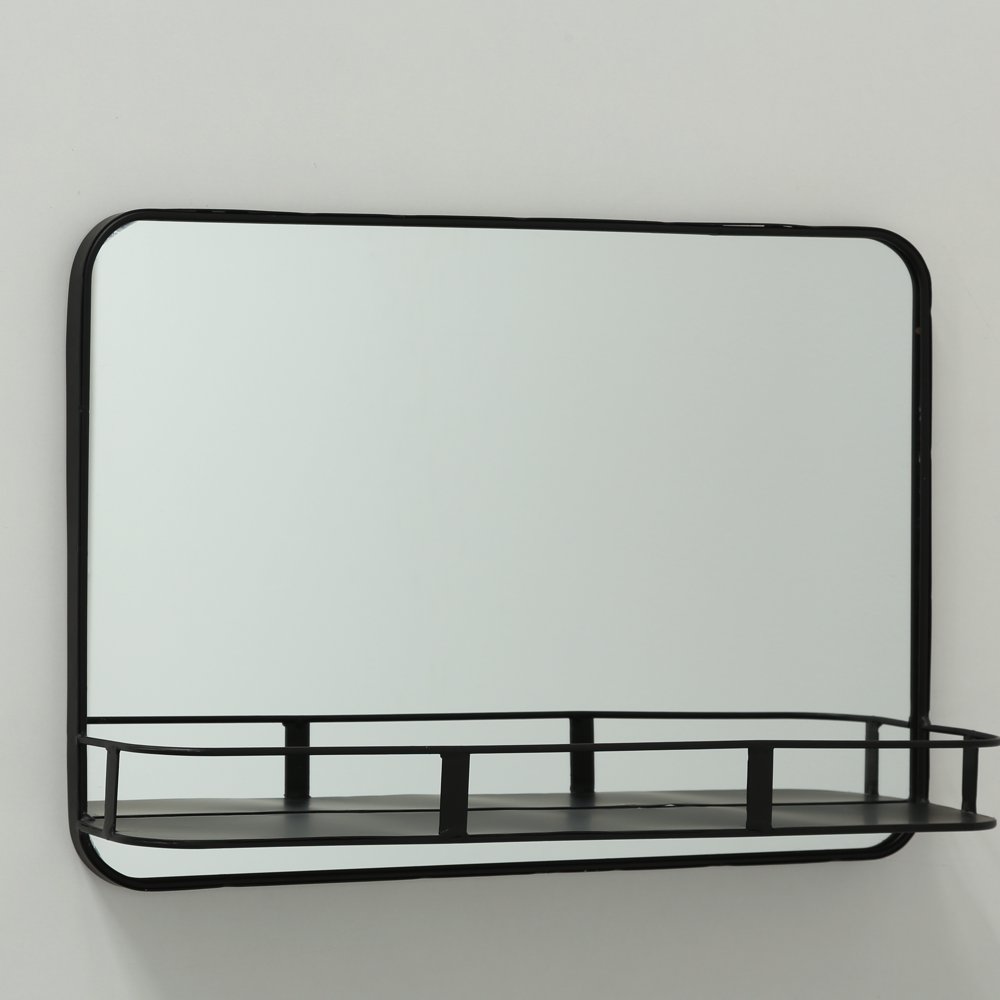 Spiegel Meno Rechteck Eisen H 35 cm B 12 cm Ablage