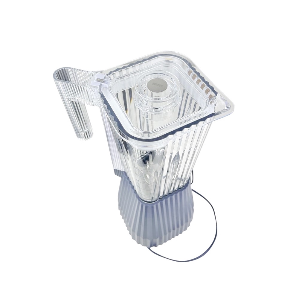Standmixer Plissé grau B 24 x H 43 cm 700 W Edelstahl