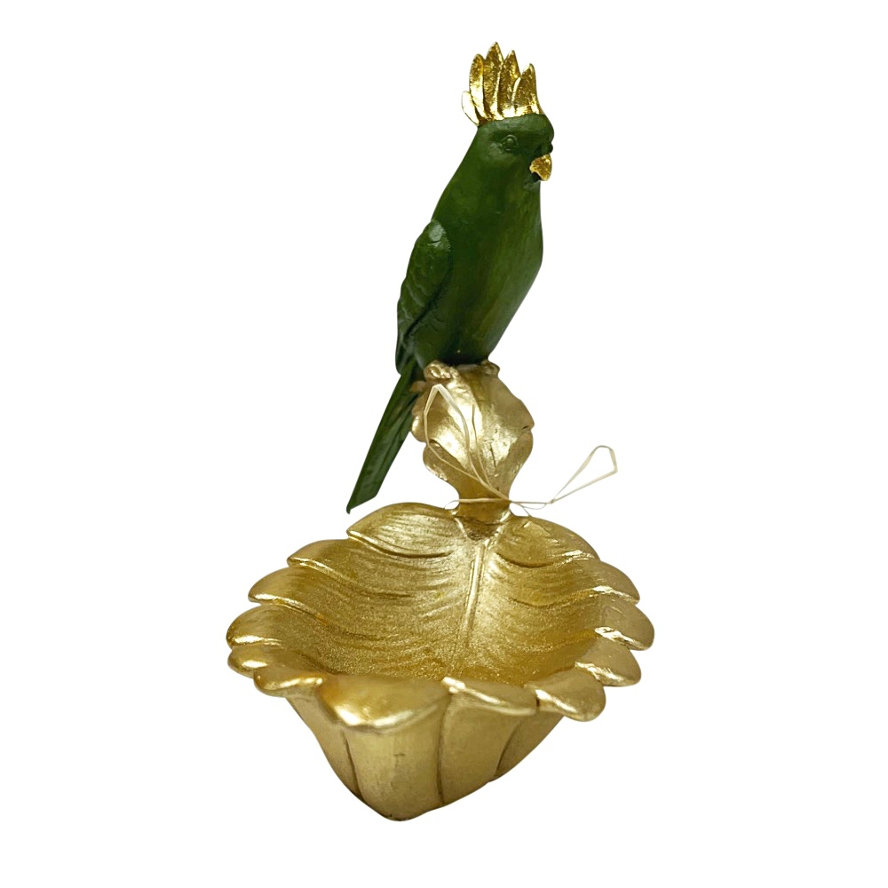 Handbemalte Deko-Schale Parrot Guard