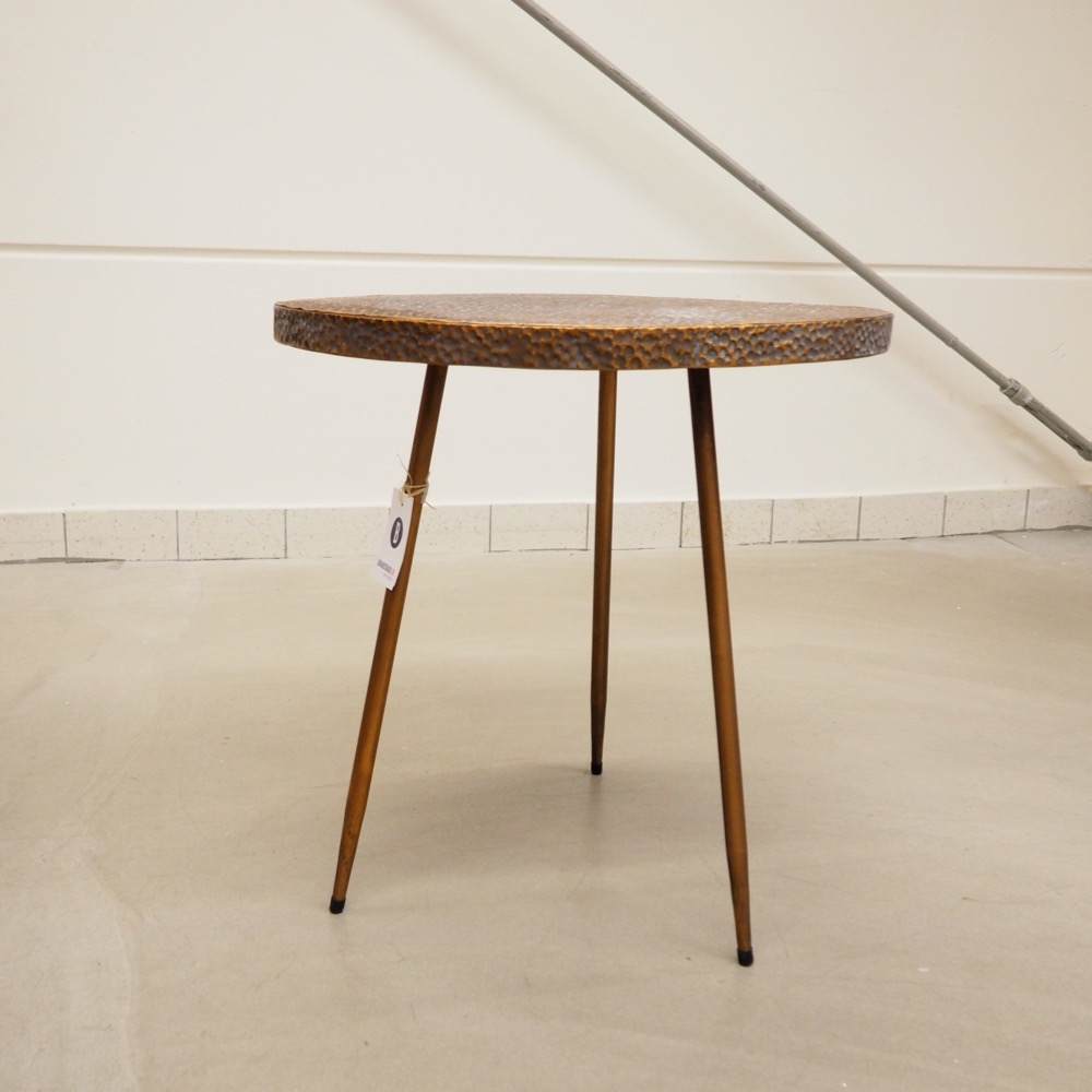 Beistelltisch Cordoba Ø/H ca. 55 cm Eisen antikgold