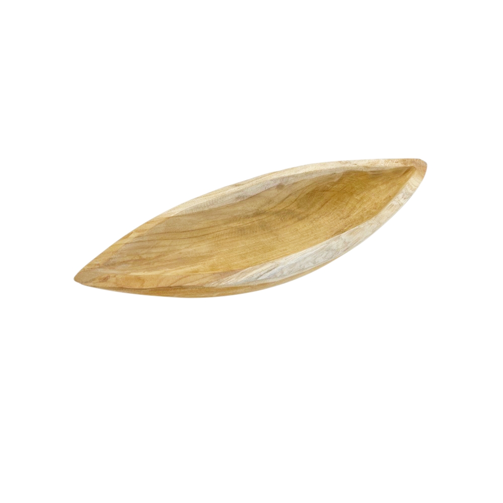 Große Deko-Schale Teak ca. 50x13 cm Braun