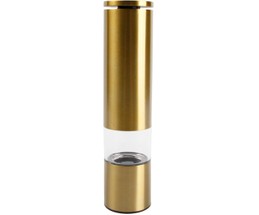 Gewürzmühle Sheda goldfarben H 22 cm