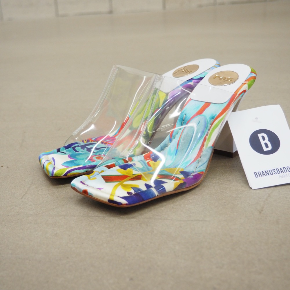 Mules multicolour transparent  Gr. 36 Impressionen