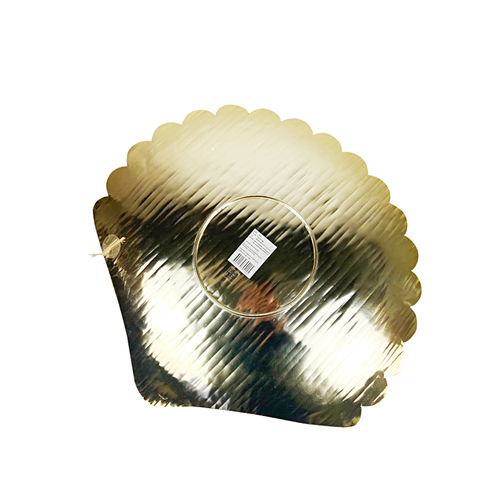 Großes Deko-Tablett Helix goldfarben