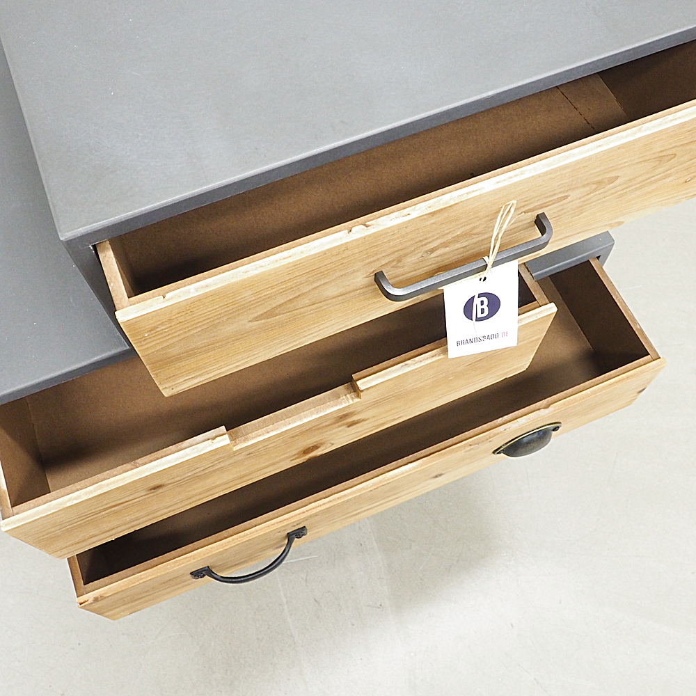 Schubladenschrank Lonne Beton-Optik ca. B65 x T40 x H91 cm