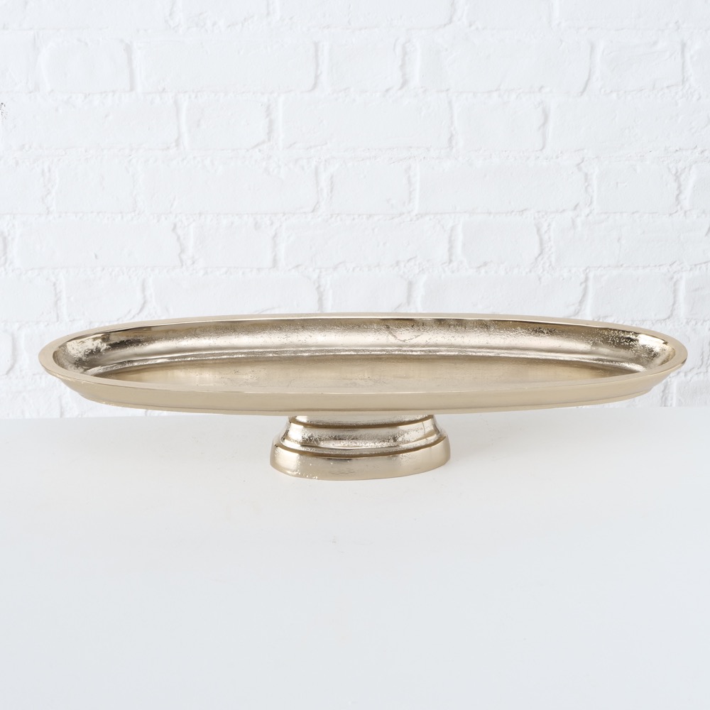 Deko-Teller Teller Etagere Thye Deko Aluminium Champagner
