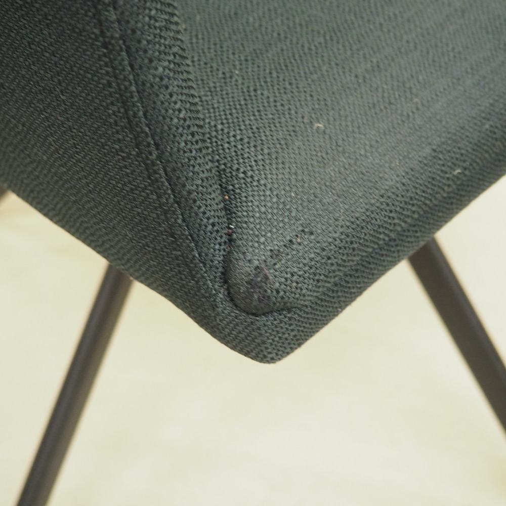 Polster-Drehstuhl Lola ca.B 52cm H 79cm T 57cm schwarz Stuhl