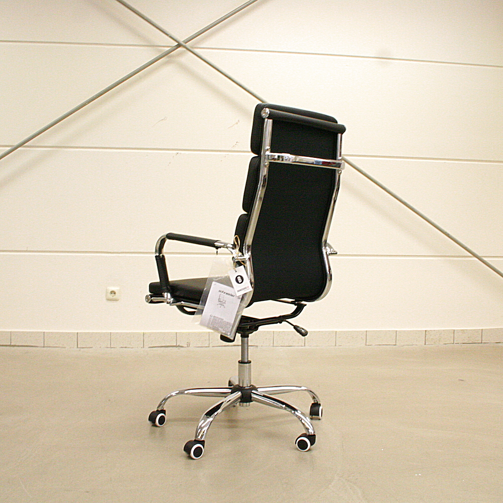 Design-Bürostuhl Highline Wippfunktion schwarz ca. B56 x T64 x H115 cm