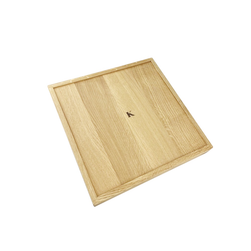 Deko-Tablett Japanese Eichenholz B 32 x T 32 cm