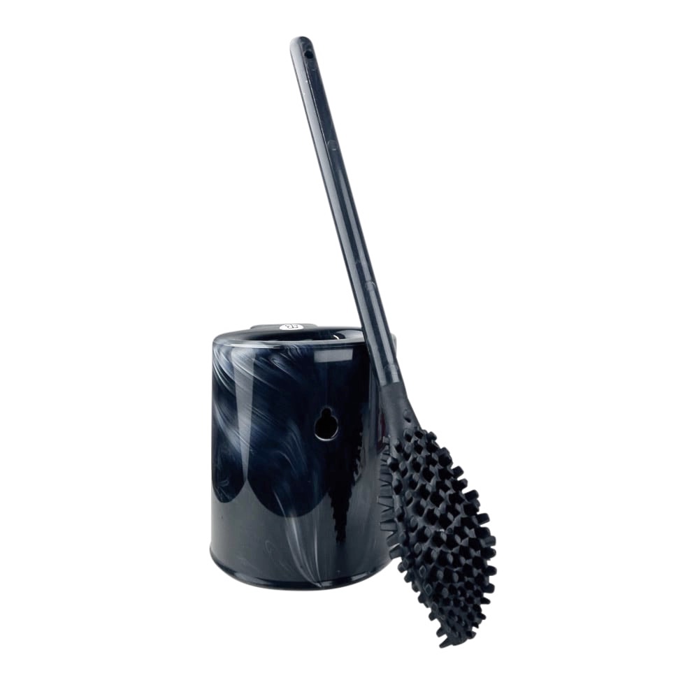 Toilettengarnitur La Brosse Bio-Materialien Schwarz Ø 12 H 37