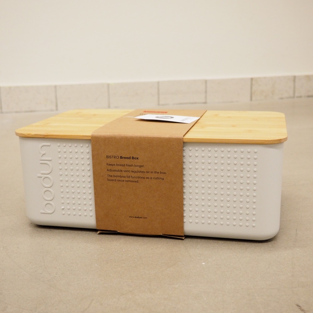 Brotkasten Bistro Kunststoff Bambus 37x14x24 cm