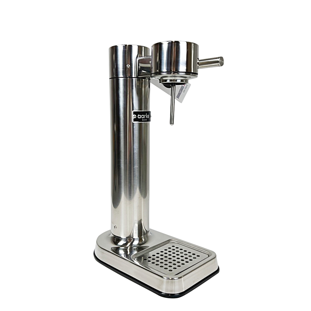 Wassersprudler Carbonator 3  Wasserflasche Mia silberfarben