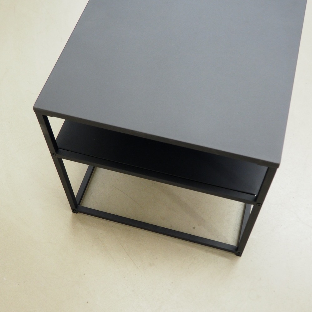 Beistelltisch Lara schwarz 50x50x50 cm Metall