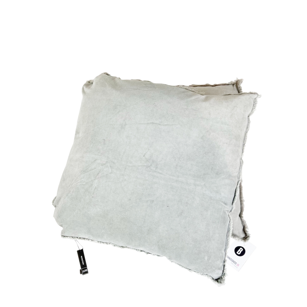 2-tlg Kissen-Set Cush Grau 50 % Leinen 50% Baumwolle .ca. 45 x 45 cm