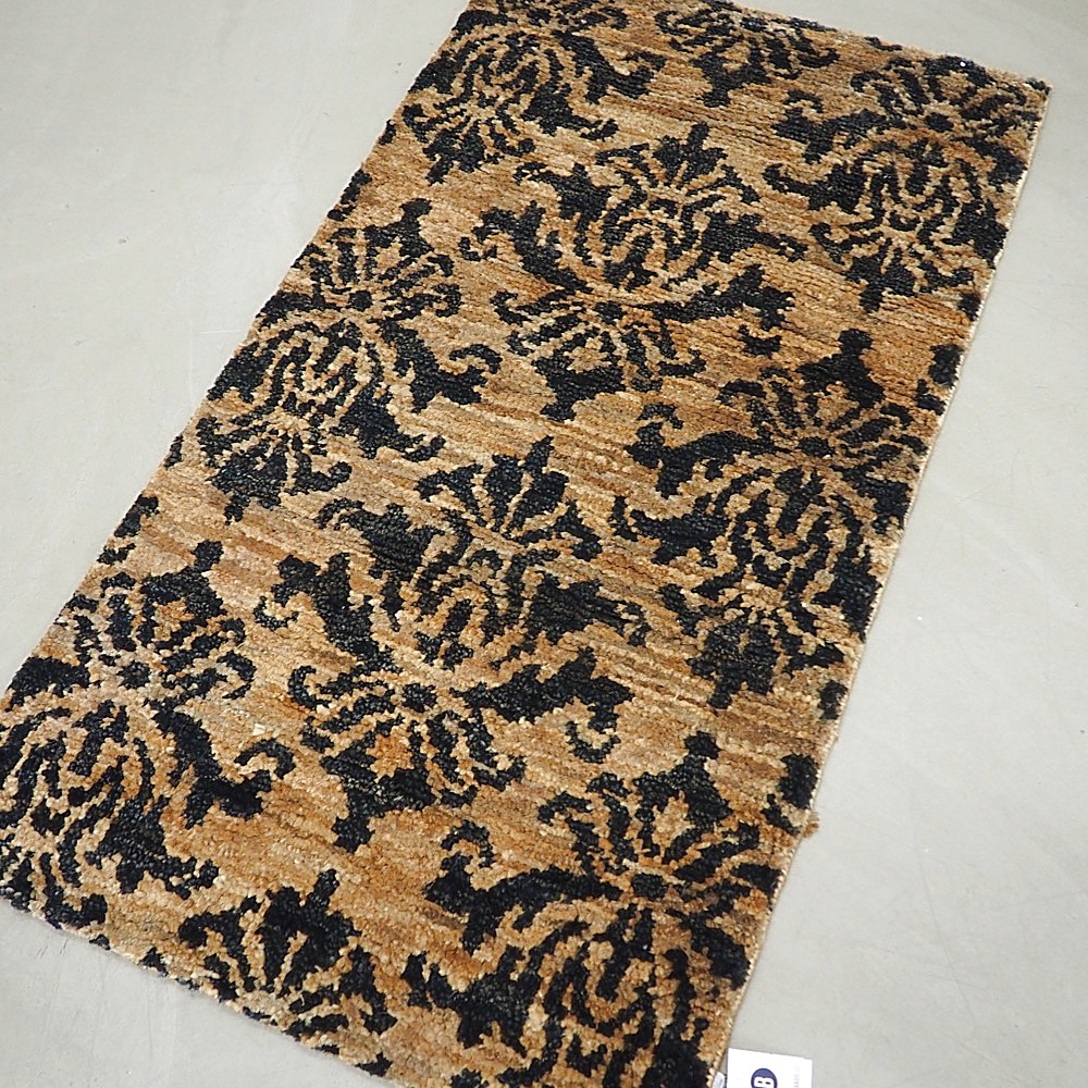 Teppich Jute ca. 90x160 cm 100% Jute Ornamentprint
