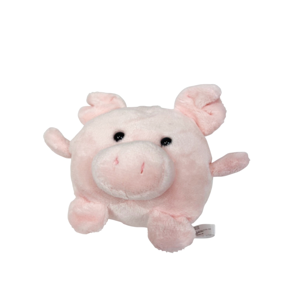 Plüschtiere kugelförmig extra flauschig Schwein